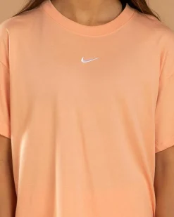 Tops*Nike Girls' Sportswear Essential Boxy T-Shirt Apricot Agate