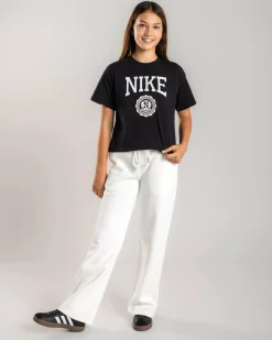 Tops*Nike Girls' Sportswear Graphic Star T-Shirt Black