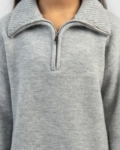 Clearance Girls' Stanford Collared Knit Jumper Kids Outerwear