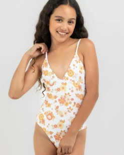 One Pieces*Kaiami Girls' Stevie One Piece Swimsuit Multi