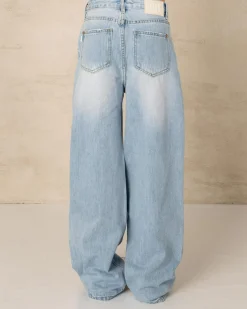 Jeans|Denim*DESU Girls' Stones Straight Leg Jeans Blasted Distressed Bleach