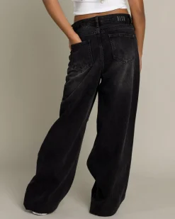Jeans|Denim*DESU Girls' Stones Straight Leg Jeans Distressed Black