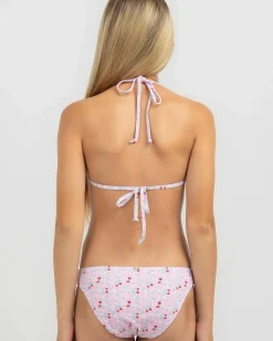 Best Girls' Strawberry Fields Triangle Bikini Set Kids Bikinis