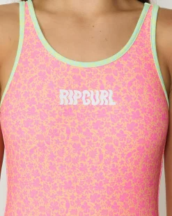 New Girls' Sun Reversible One Piece Swimsuit Kids Surf|One Pieces