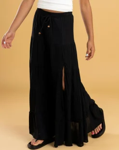 Bottoms*Mooloola Girls' Sundown Maxi Skirt Black