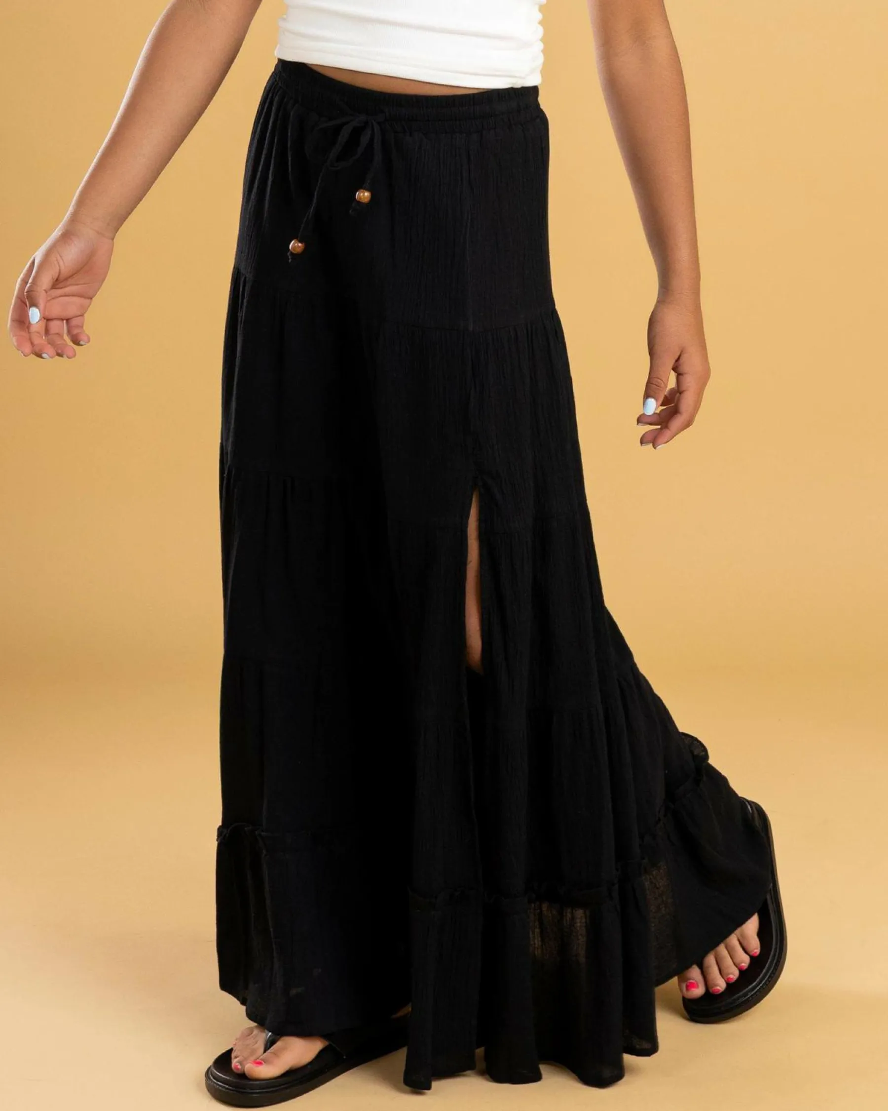 Bottoms*Mooloola Girls' Sundown Maxi Skirt Black