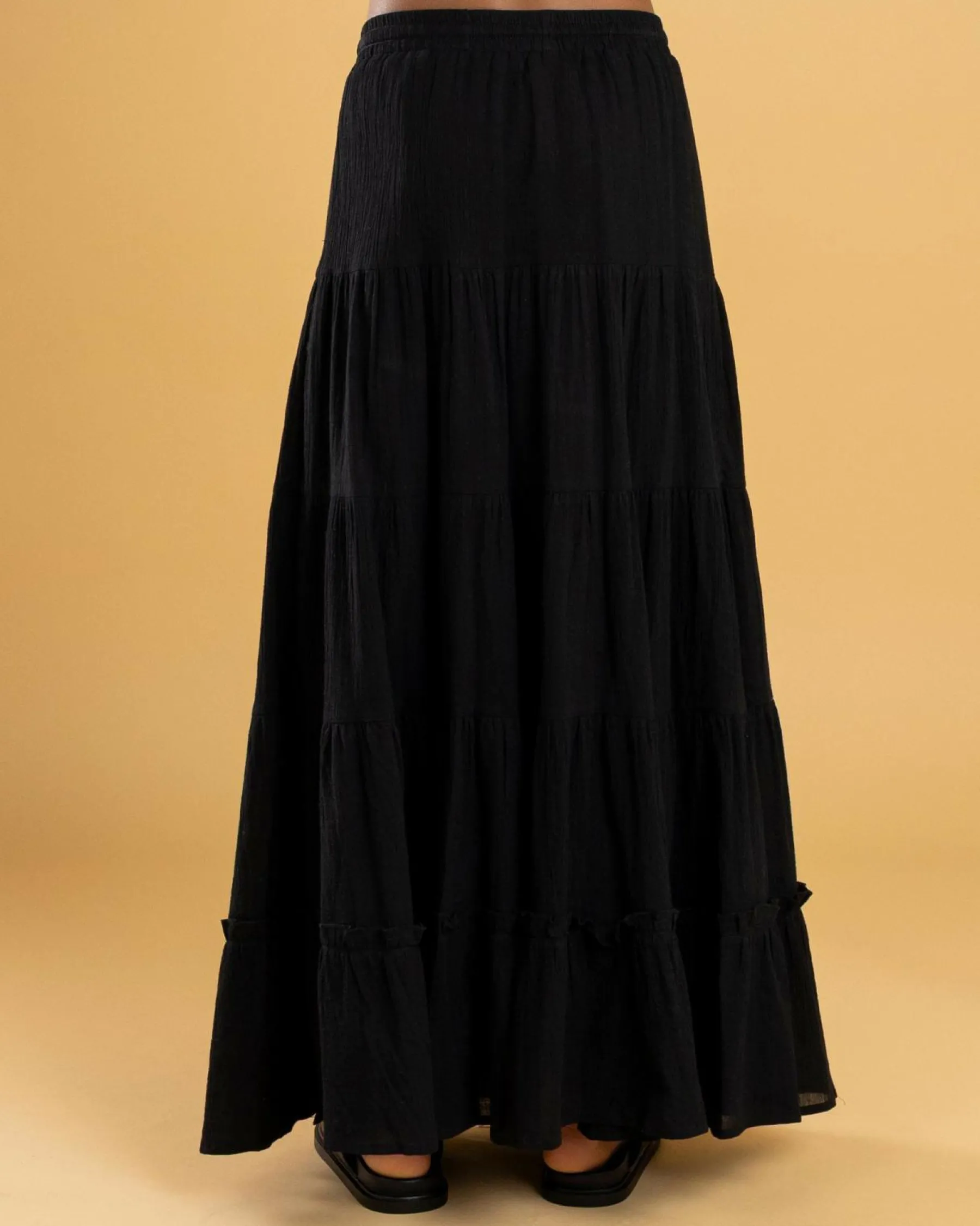 Bottoms*Mooloola Girls' Sundown Maxi Skirt Black