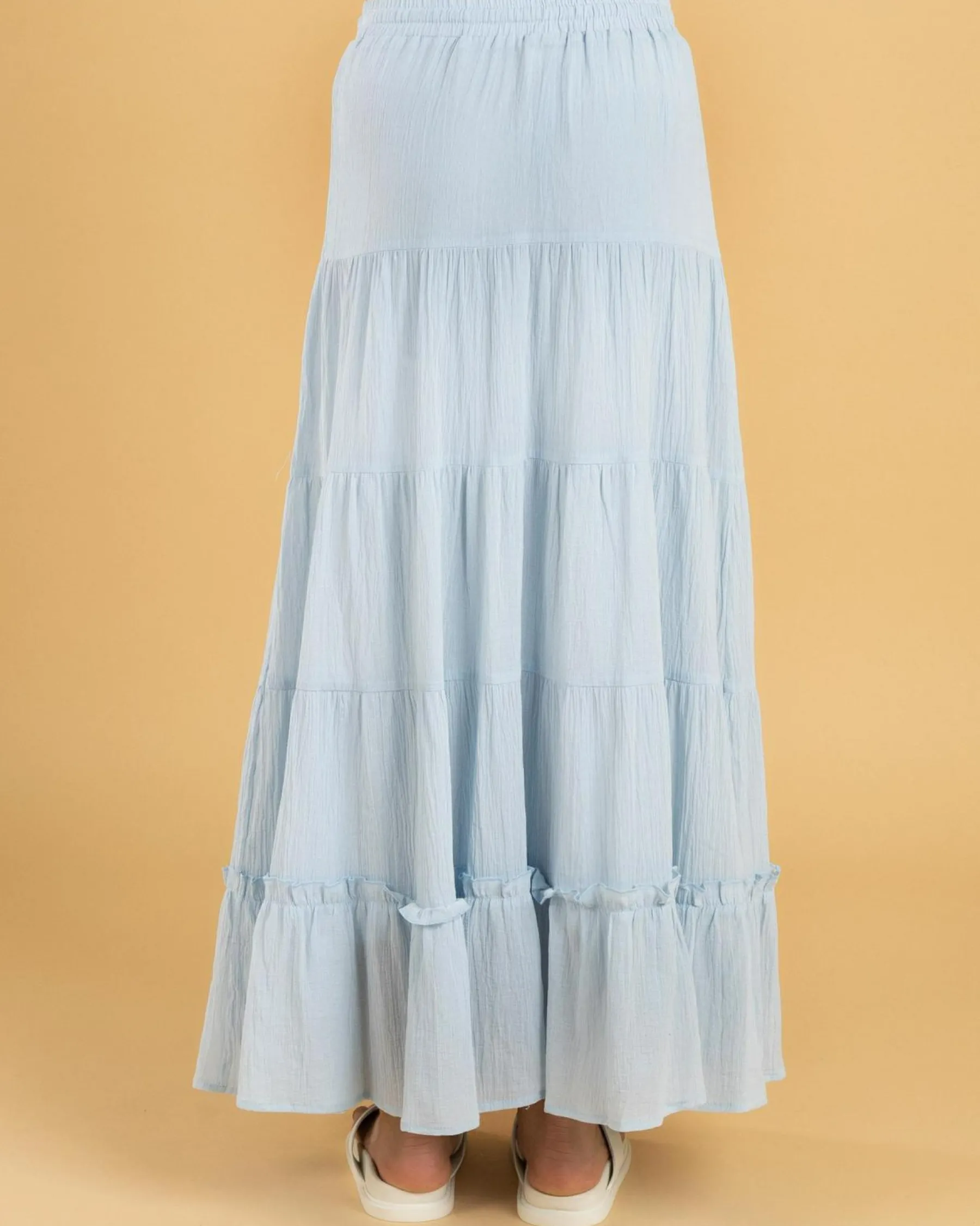 Bottoms*Mooloola Girls' Sundown Maxi Skirt Baby Blue