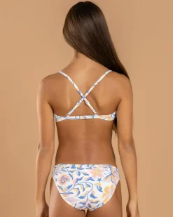 Rash Vests*Rip Curl Girls' Sunset Skies 3 Piece Rash Vest Set Blue