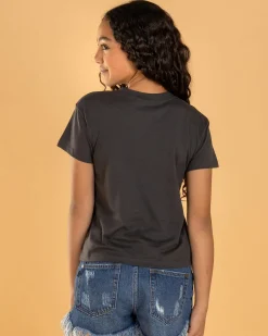 Tops*Rip Curl Girls' Sunset Skies Art T-Shirt Washed Black