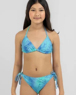 Girls' Sunshine Triangle Bikini Set Kids Bikinis