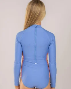 Surf|Wetsuits & Surfsuits*Rip Curl Girls' Surf Revival Long Sleeve Surfsuit Blue