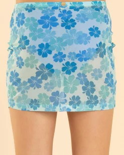 Beach Covers & Overswim*Kaiami Girls' Tahiti Mesh Mini Cover Up Seafoam