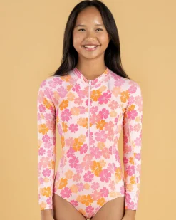 Surf|Wetsuits & Surfsuits*Topanga Girls' Tahiti Surfsuit Pink
