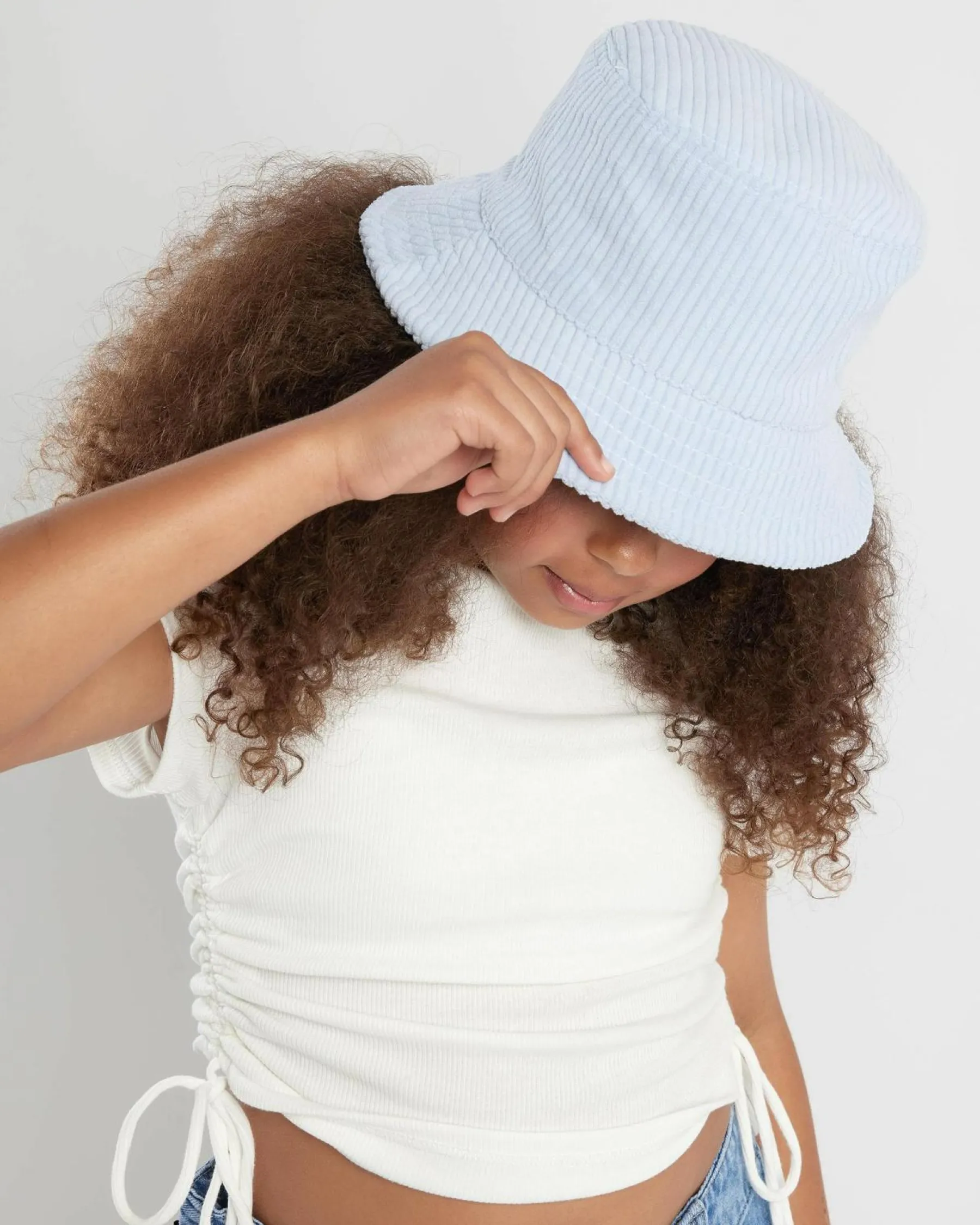 Headwear*Ava And Ever Girls' Talia Cord Bucket hat Baby Blue