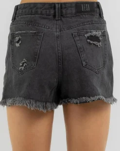 Denim|Bottoms*DESU Girls' Taylor Shorts Washed Black