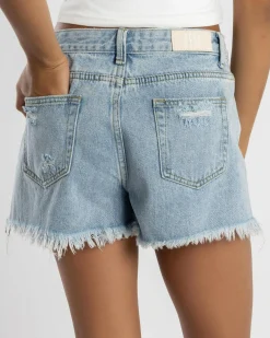Denim|Bottoms*DESU Girls' Taylor Shorts Light Blue