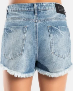Denim|Bottoms*DESU Girls' Texas Denim Shorts Classic Mid Blue