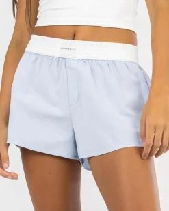 Bottoms*Ava And Ever Girls' Theo Shorts Light Blue