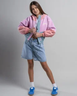 New Girls' Tone Setter Hooded Jacket Kids Outerwear