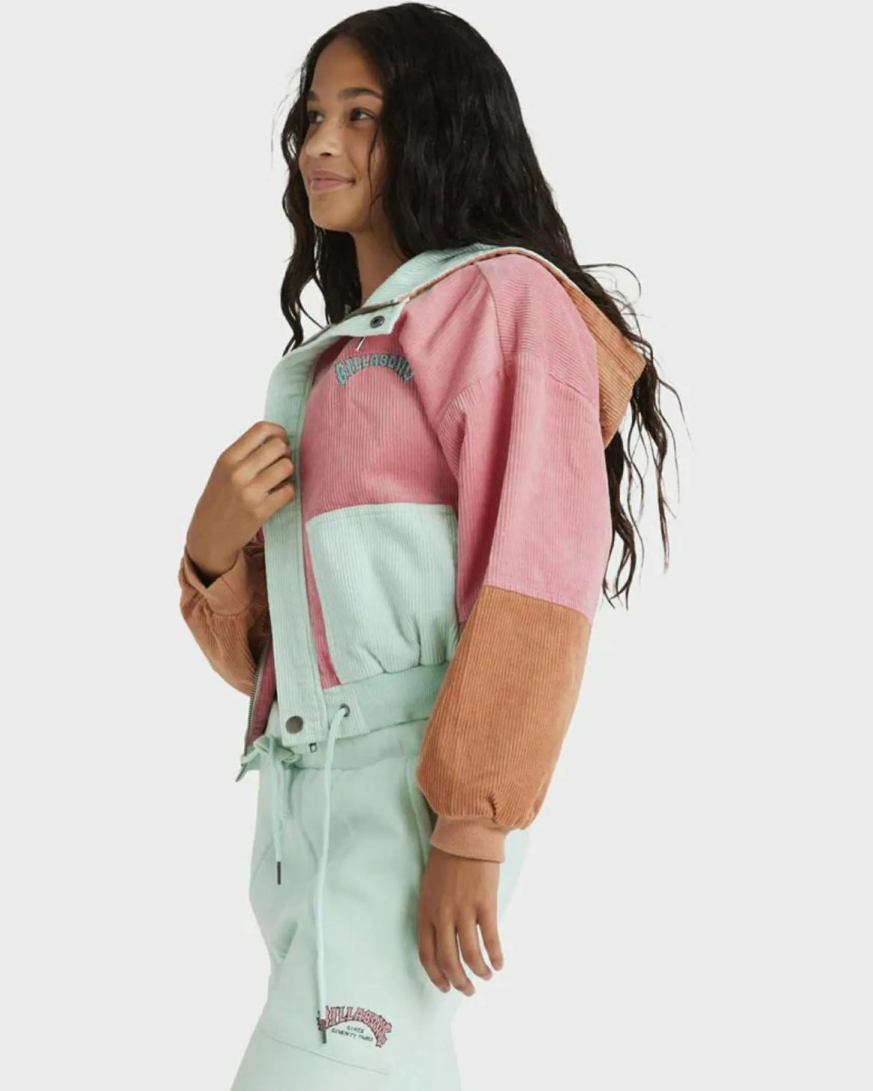 Outerwear*Billabong Girls' Tone Setter Hooded Jacket Multi