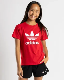 Outlet Girls' Trefoil T-Shirt Kids Tops