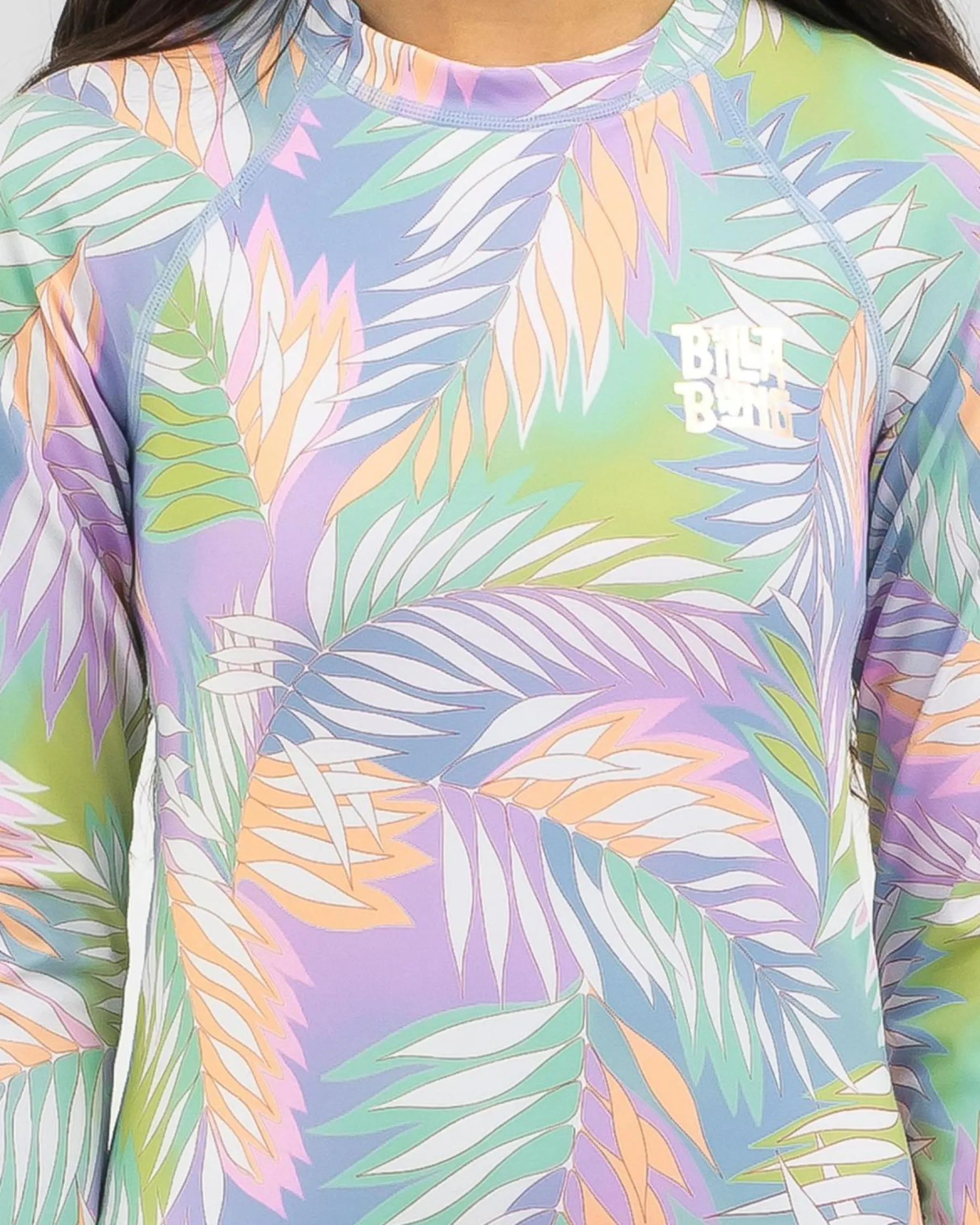 Sale Girls' Tropical Dayz Long Sleeve Surfsuit Kids One Pieces