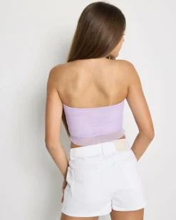Tops*Ava And Ever Girls' Troy Mesh Tube Top Lavender