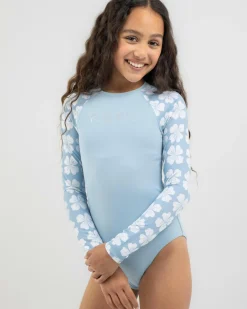 Surf|Wetsuits & Surfsuits*Roxy Girls' Vacation Memories Surfsuit Clear Sky Clik