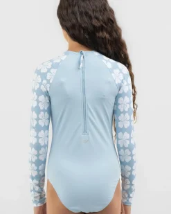 Surf|Wetsuits & Surfsuits*Roxy Girls' Vacation Memories Surfsuit Clear Sky Clik