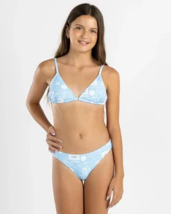 Online Girls' Vacay Vibe Triangle Bikini Set Kids Bikinis