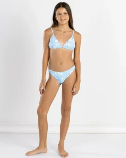 Online Girls' Vacay Vibe Triangle Bikini Set Kids Bikinis