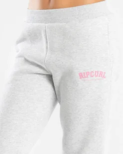 Bottoms*Rip Curl Girls' Varsity Track Pants Grey Marle