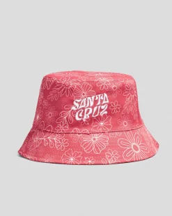 Online Girls' Vibes Repeat Mono Bucket Hat Kids Headwear