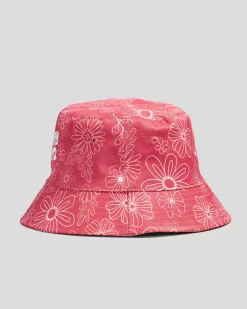 Online Girls' Vibes Repeat Mono Bucket Hat Kids Headwear