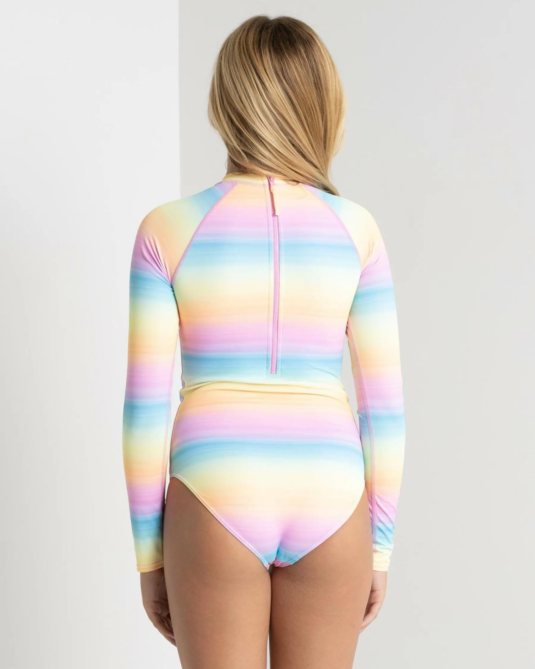 Clearance Girls' Vista Dreamin Long Sleeve Surfsuit Kids Surf|One Pieces