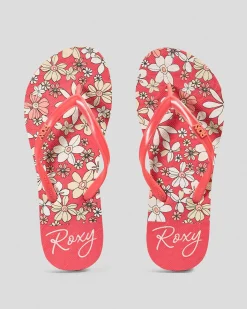 Girls' Viva Stamp Thongs Kids Flip Flops