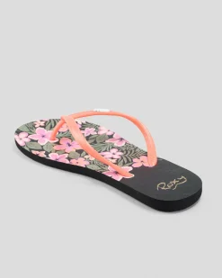 Clearance Girls' Viva Stamp Thongs Kids Flip Flops