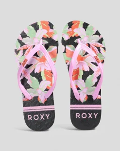 Girls' Viva Stamp Thongs Kids Flip Flops