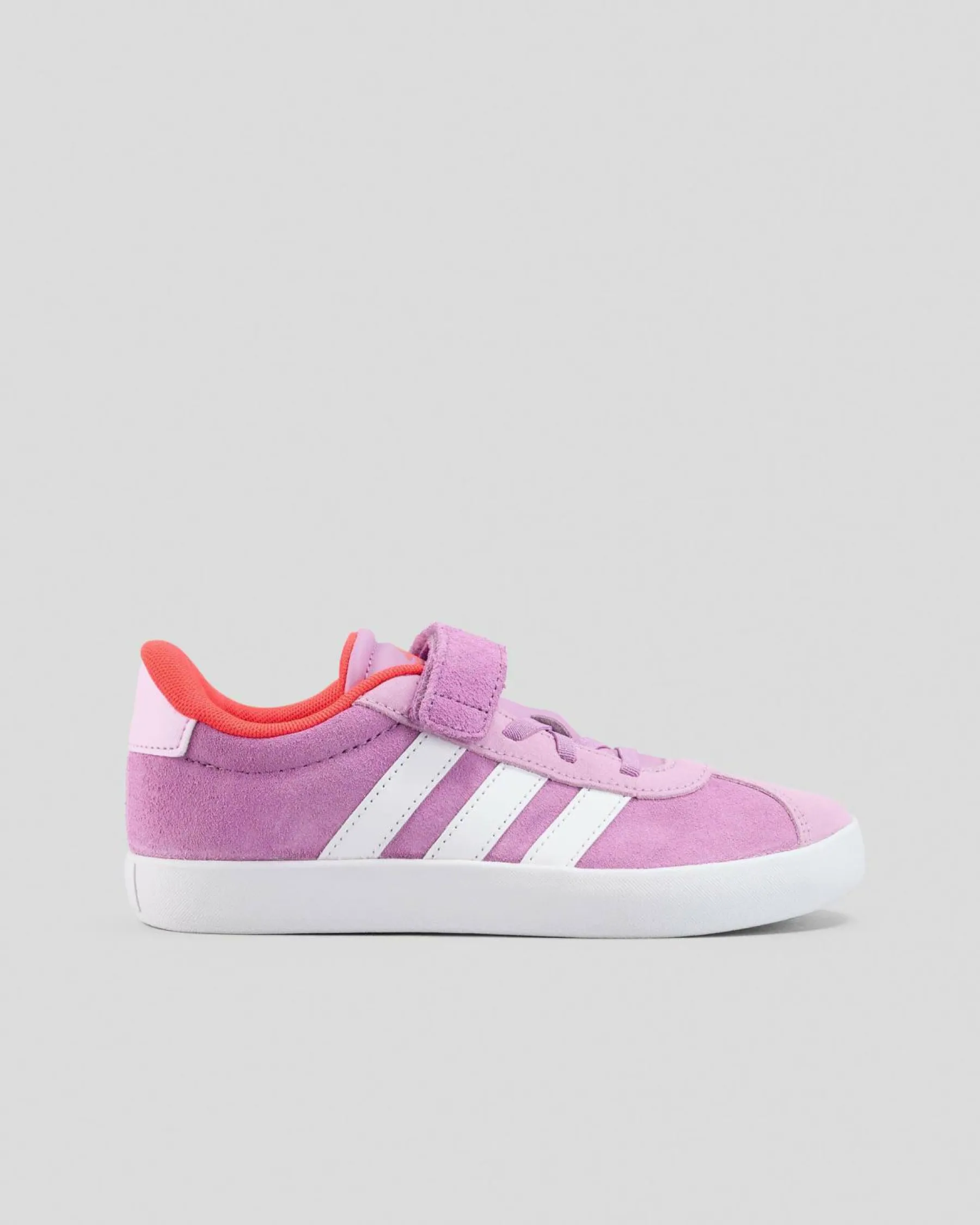 Sneakers*adidas Girls' VL Court Shoes Preloved Purple/ftwr White/lucid Red