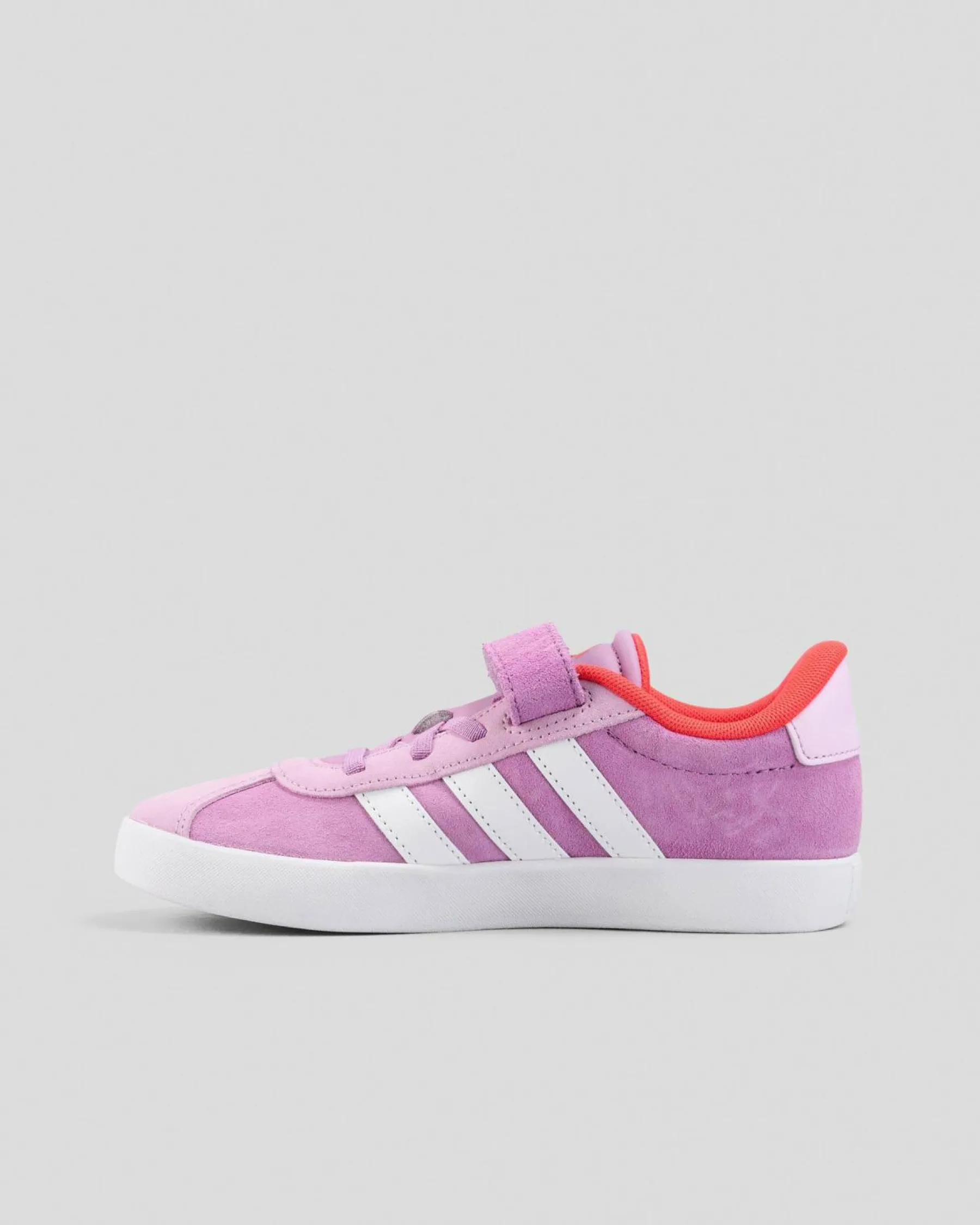 Sneakers*adidas Girls' VL Court Shoes Preloved Purple/ftwr White/lucid Red