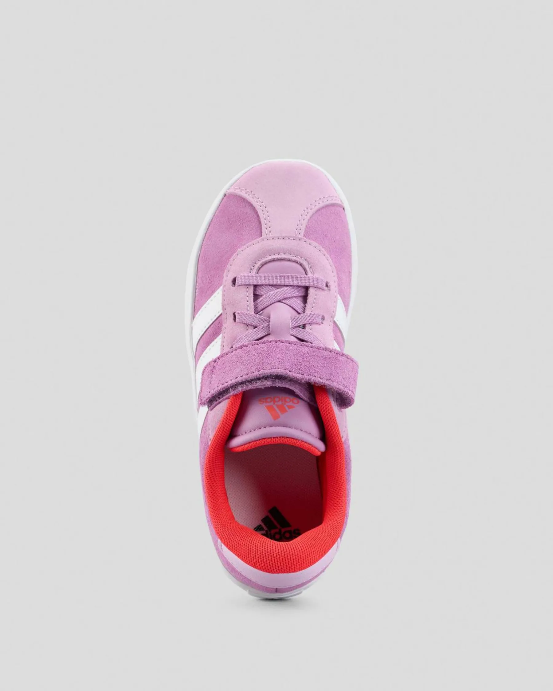 Sneakers*adidas Girls' VL Court Shoes Preloved Purple/ftwr White/lucid Red