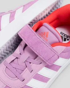 Sneakers*adidas Girls' VL Court Shoes Preloved Purple/ftwr White/lucid Red