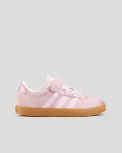 Sneakers*adidas Girls' VL Court Shoes Clear Pink/clear Pink/gum10