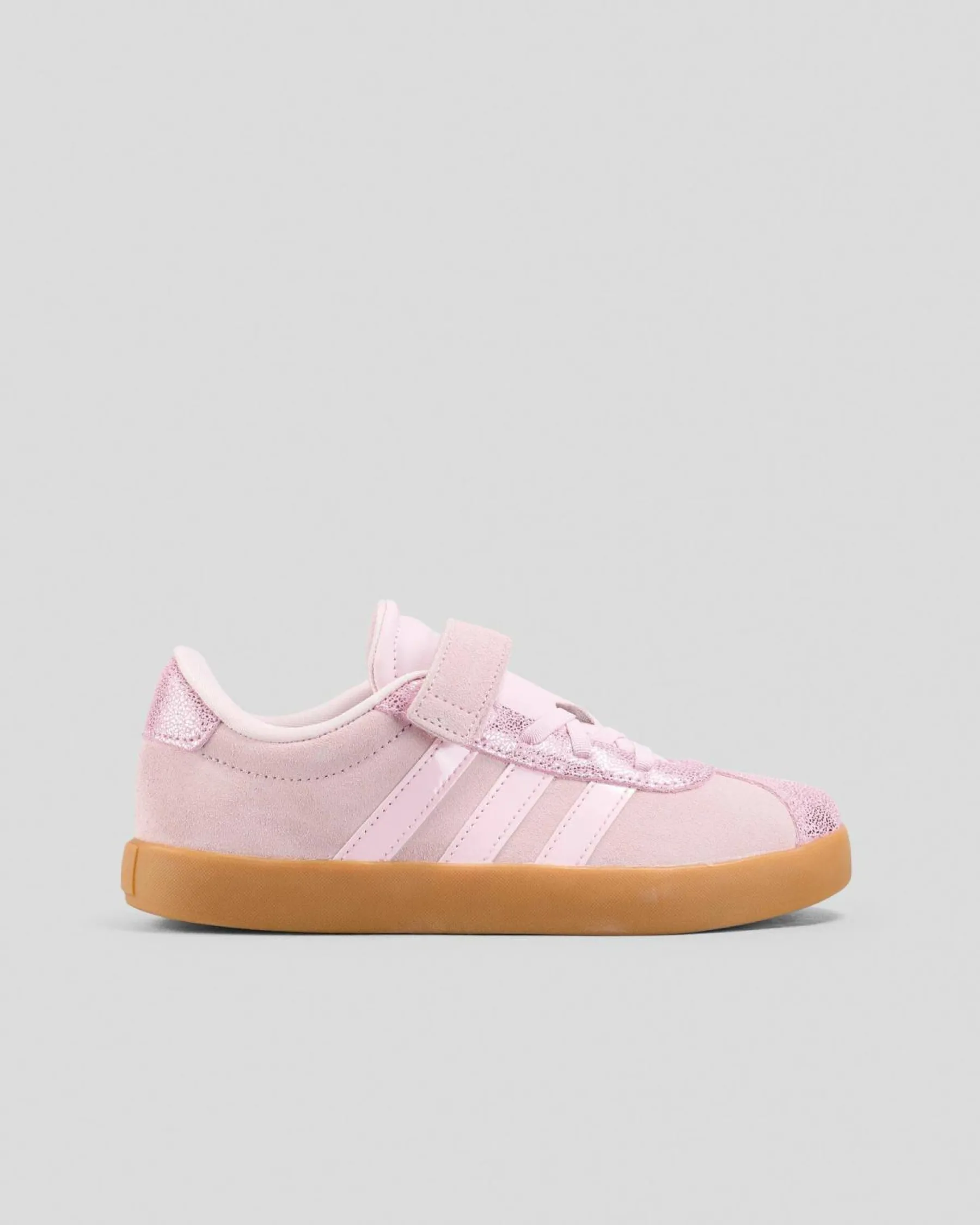 Sneakers*adidas Girls' VL Court Shoes Clear Pink/clear Pink/gum10