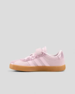 Sneakers*adidas Girls' VL Court Shoes Clear Pink/clear Pink/gum10
