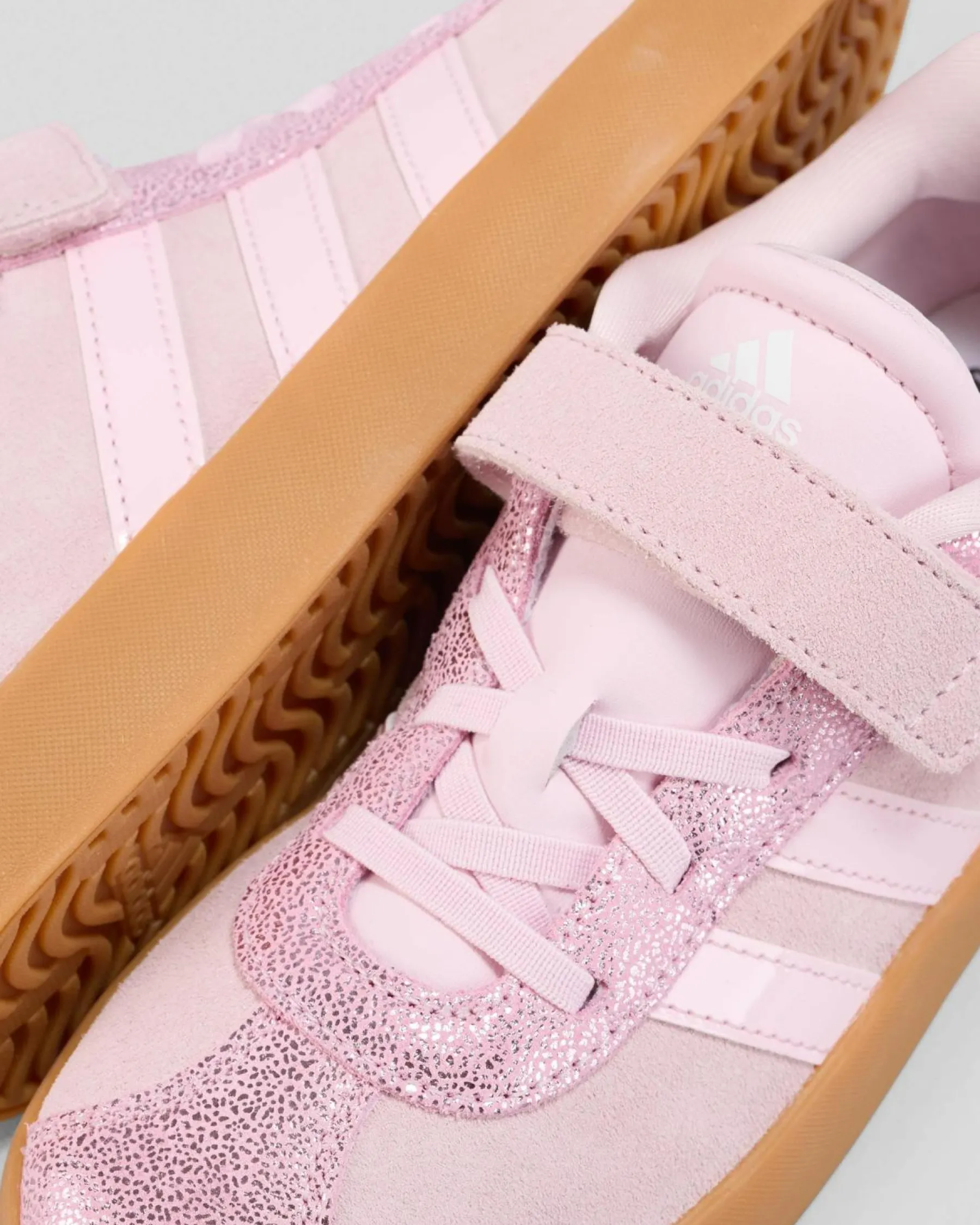 Sneakers*adidas Girls' VL Court Shoes Clear Pink/clear Pink/gum10