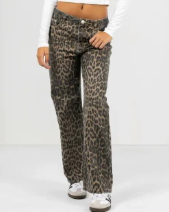 Clearance Girls' Wild Cat Straight Leg Jeans Kids Jeans|Denim