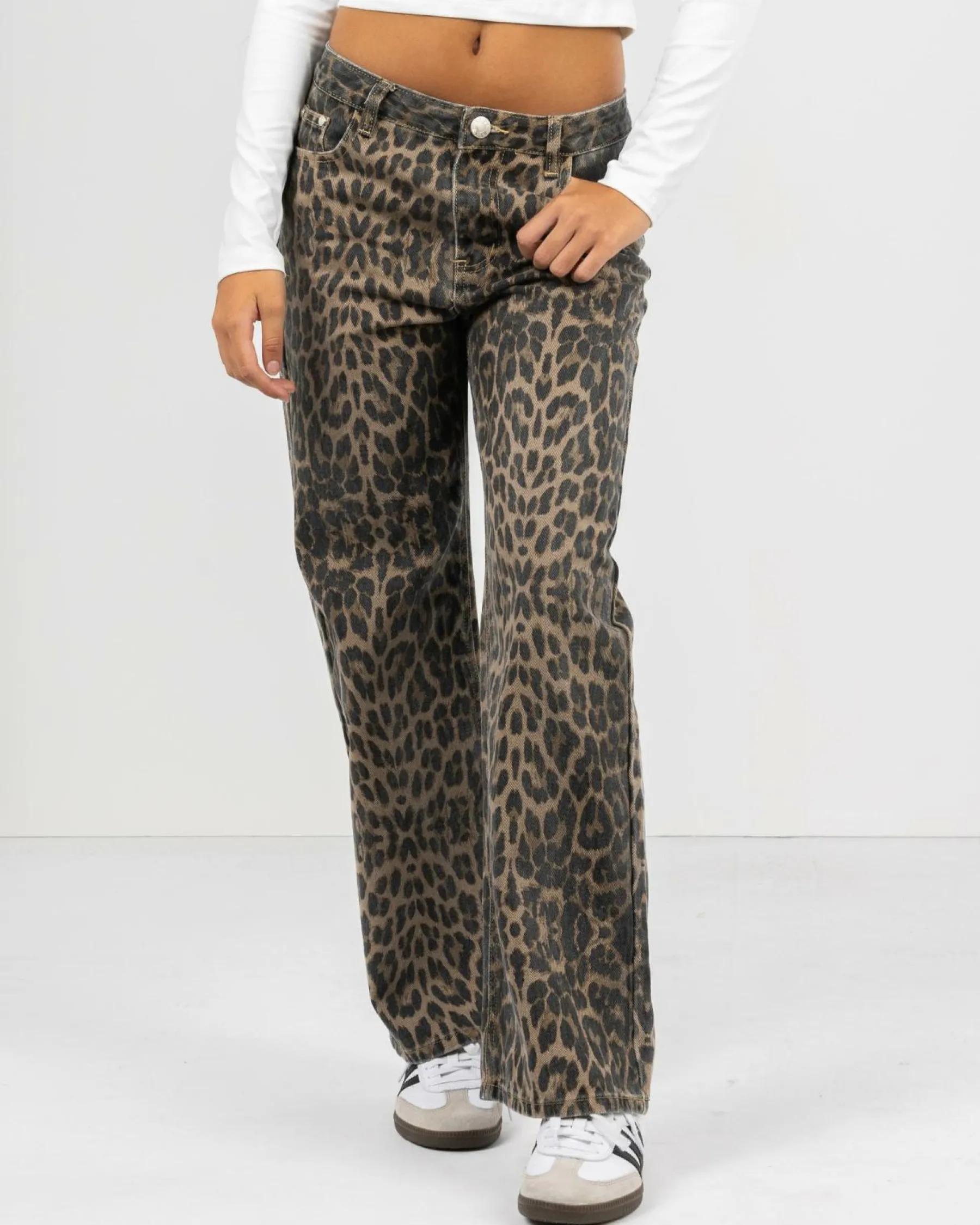 Clearance Girls' Wild Cat Straight Leg Jeans Kids Jeans|Denim