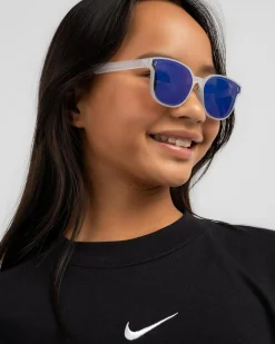 Eyewear*Indie Eyewear Girls Willow Sunglasses Milk White/ice Blue